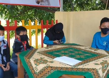 Polsek Cigasong Gelar Bansos Posko Daring dan Sembako