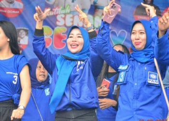 Dua Caleg PAN Kota Cirebon Rinna Suryanti dan Dini Amalia Optimis Raih Suara Terbanyak