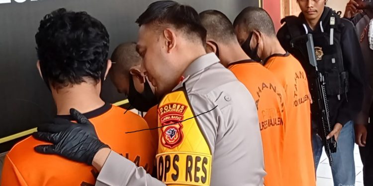 Satreskrim Polres Majalengka Bekuk Empat Pelaku Curanmor