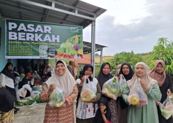 Pasar Berkah KOIN NU, Sayur Gratis untuk 100 Penerima Manfaat